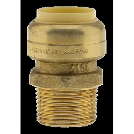 Homewardbound 1 x 1 in. MPT Push Fit Adapter HO3347882